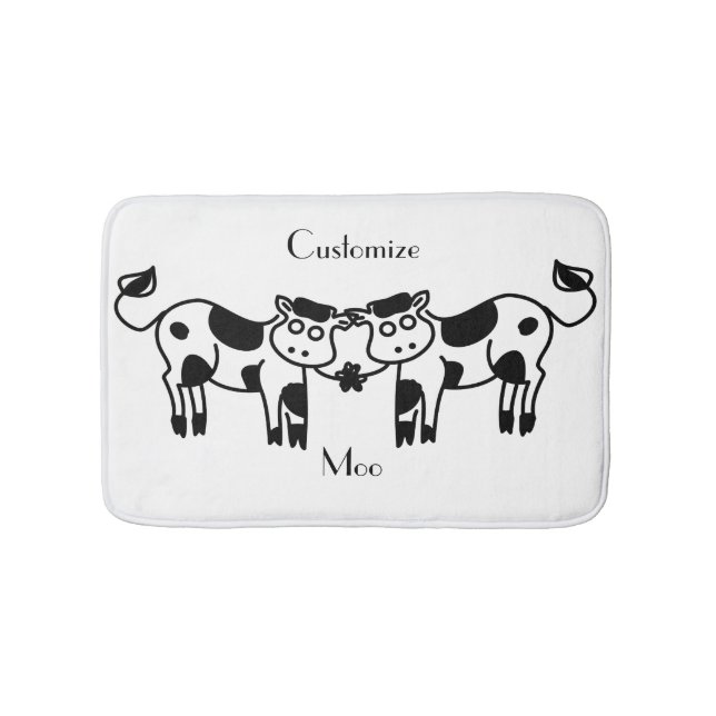 Moo Cow Thunder_Cove Badematte (Vorderseite)