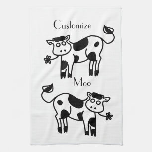 Moo Cow Thunder_Cove Geschirrtuch