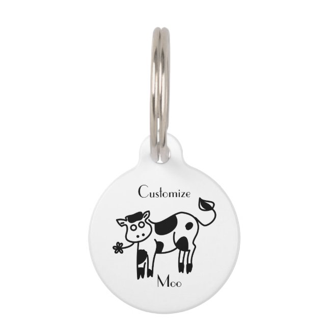 Moo Cow Thunder_Cove  Haustiermarke (Vorderseite)