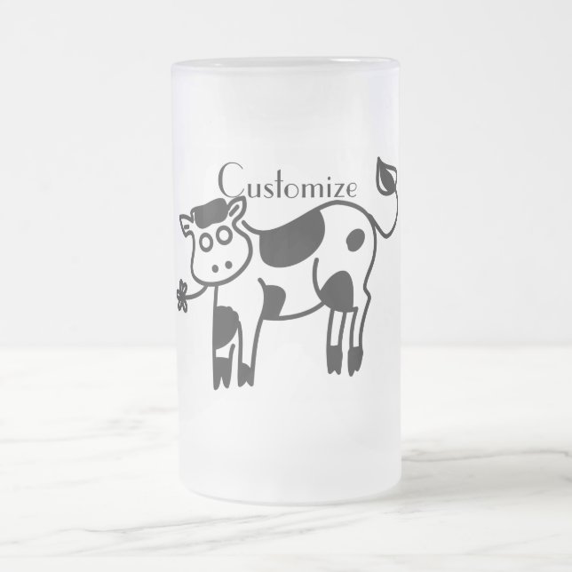 Moo Cow Thunder_Cove Mattglas Bierglas (Mittel)