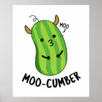 Moo-cumber Funny Veggie Cucumber Pun