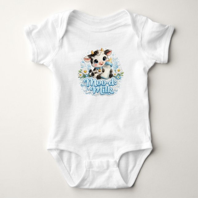 Moo-d Milk  Baby Strampler (Vorderseite)