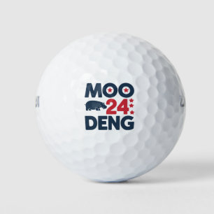 Moo Deng 2024 Moo Deng Moo Deng Süßes Babyflusspfe Golfball