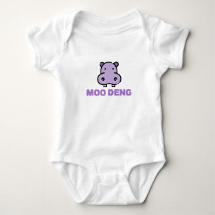 Moo Deng Baby Hippo Strampler