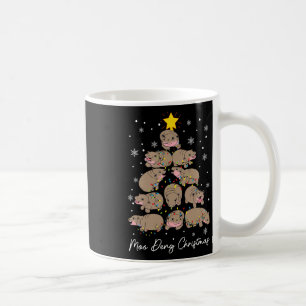 Moo Deng Christmas Tree Funny Niedlich Ba Kaffeetasse
