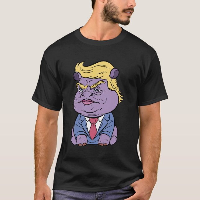 Moo Deng für Trump-Shirts, Donald Trump 2024 T-Shirt (Vorderseite)