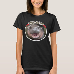 Moo Deng Glückliches Nilpferd Meme T-Shirt