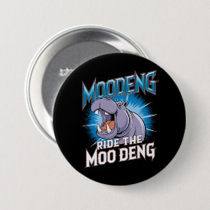 MOO DENG Hippo fährt das MOO DENG Button