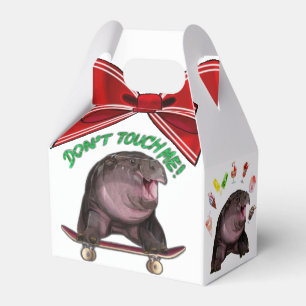 Moo Deng Hippo Geschenkschachtel