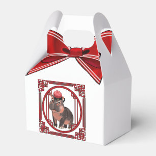 Moo Deng Hippo Geschenkschachtel