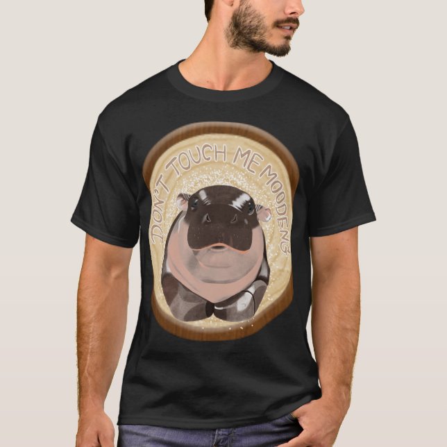 Moo Deng Hippo T-Shirt (Vorderseite)