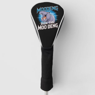 MOO DENG Nilpferd Reiten Sie die MOO DENG Golf Headcover
