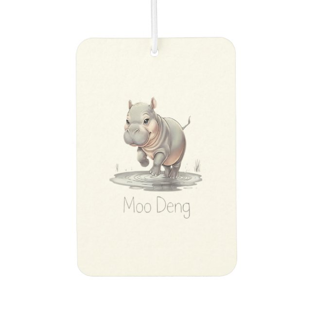 Moo-Deng-T - Shirt 2024 Autolufterfrischer (Vorderseite)