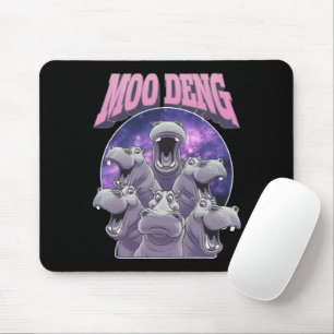 MOO DENG THE BERMOUS BABY PIGMY HIPPO MOODENG MOUSEPAD