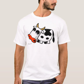 MOO die Schwarzweiss-Kuh T-Shirt