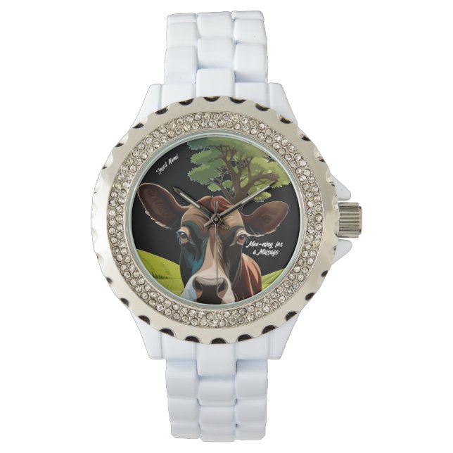 Moo for a Massage Armbanduhr (Vorderseite)