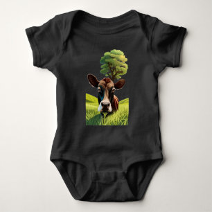 Moo for a Massage Baby Strampler
