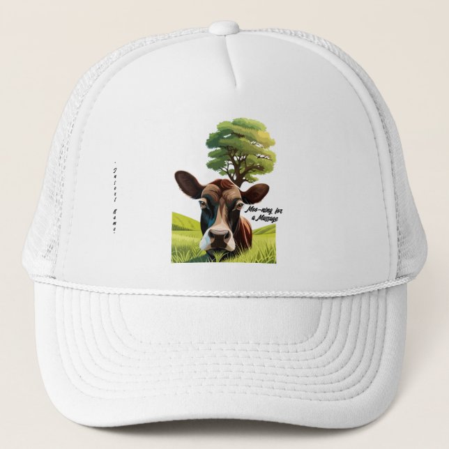 Moo for a Massage Truckerkappe (Vorderseite)