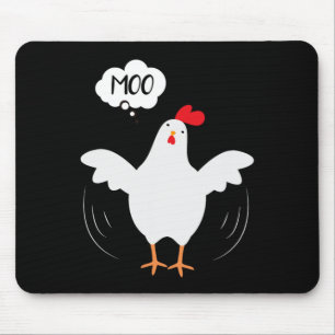Moo Fun Cowchicken - Spaß für Männer und Frauen Mousepad