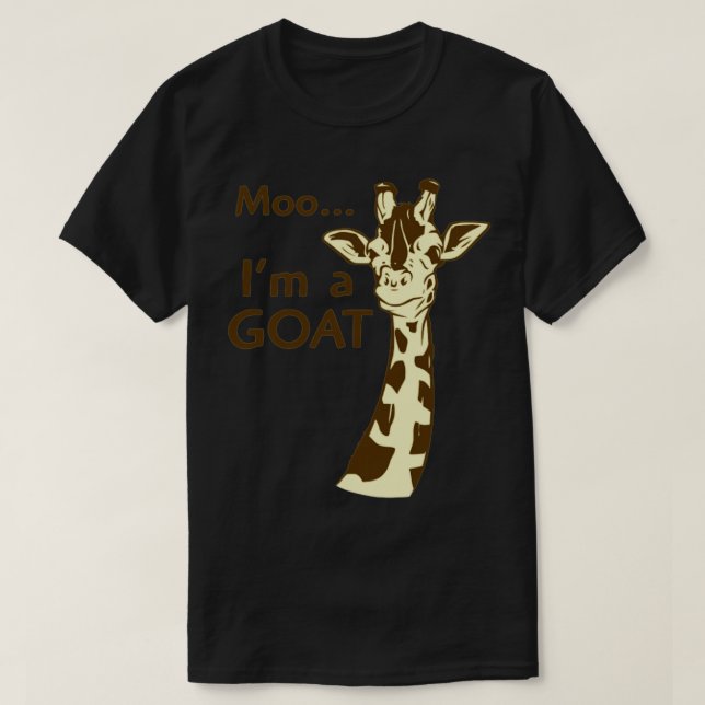 MOO ICH BIN EIN ZIEGER T-Shirt (Design vorne)