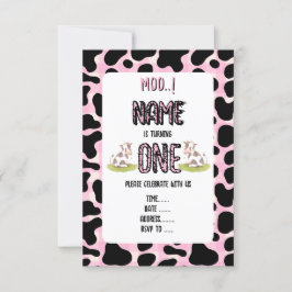 Moo, ich werde eins einladung