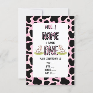 Moo, ich werde eins einladung