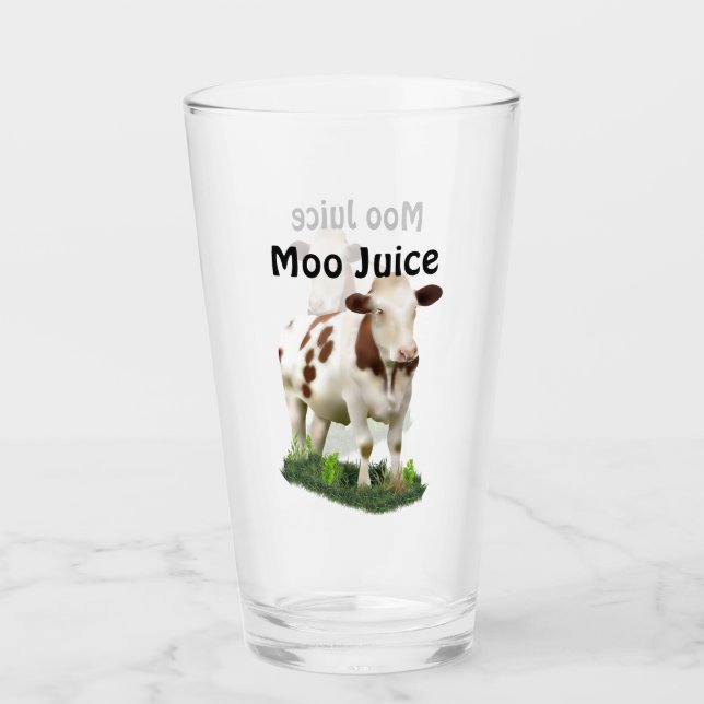 Moo Juice Glas (Vorderseite)