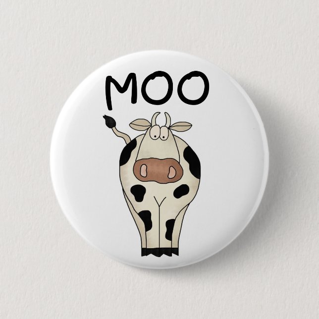 MOO-Kuh Button (Vorderseite)