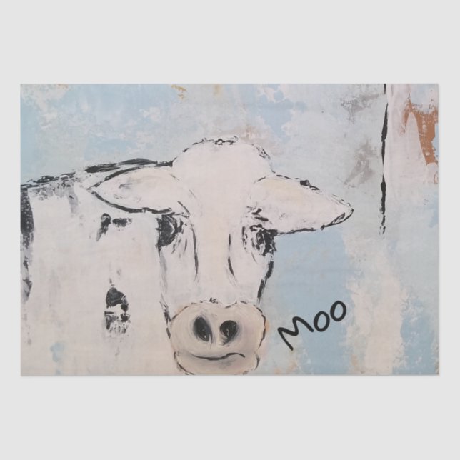 MOO-Kuh Seidenpapier (Vorderseite)