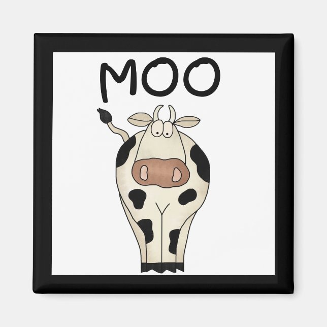 MOO-Kuh-T-Shirts und Geschenke Magnet (Vorne)