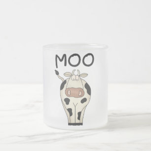 MOO-Kuh-T-Shirts und Geschenke Mattglastasse