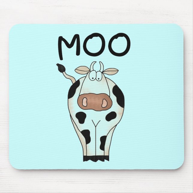 MOO-Kuh-T-Shirts und Geschenke Mousepad (Vorne)