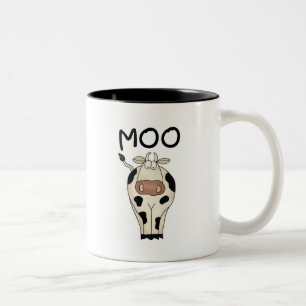 MOO-Kuh-T-Shirts und Geschenke Zweifarbige Tasse