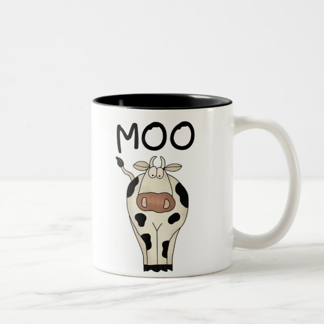 MOO-Kuh-Tasse Zweifarbige Tasse (Rechts)