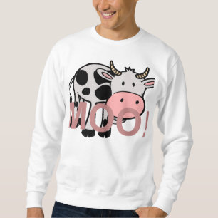 MOO KuhCartoon Sweatshirt