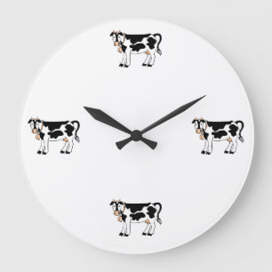 MOO-Kühe Große Wanduhr
