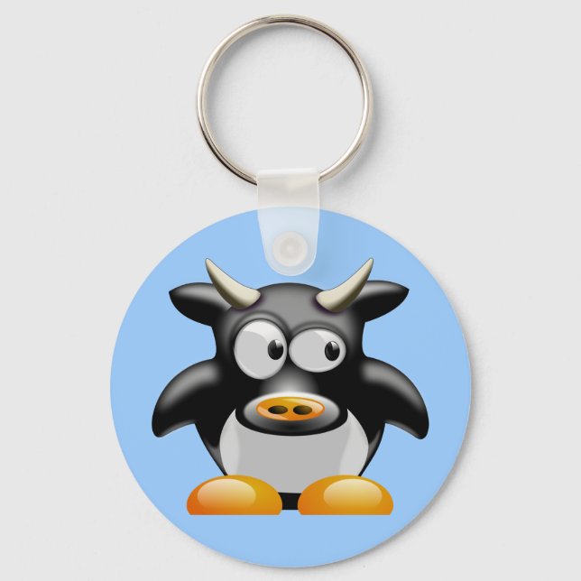 Moo Moo die Kuh Schlüsselanhänger (Vorderseite)