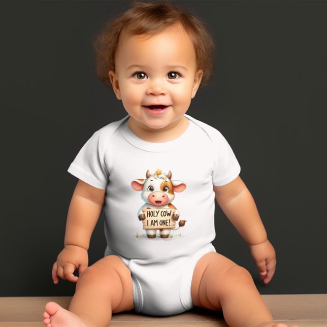 Moo-Moo I'm One! Baby Strampler (Von Creator hochgeladen)