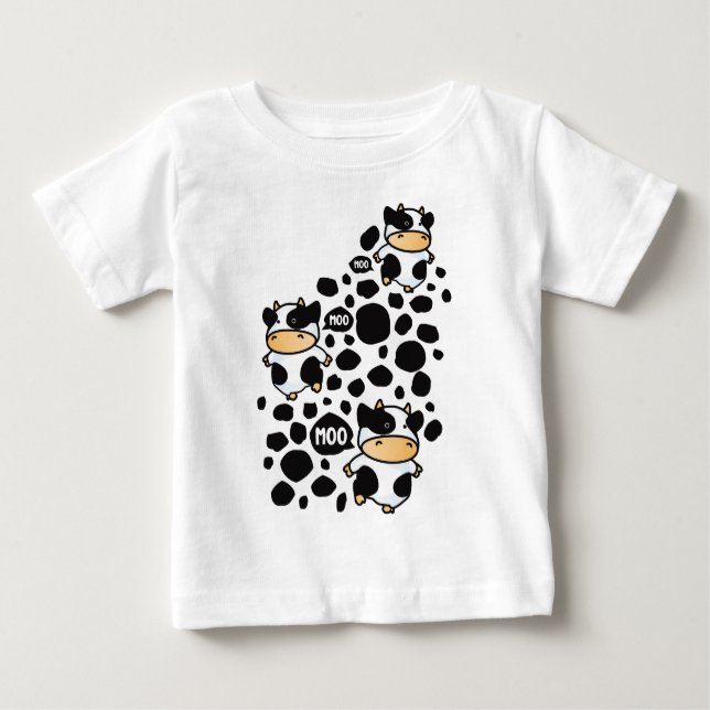 MOO_MOO_MOO_MOO BABY T-SHIRT (Vorderseite)
