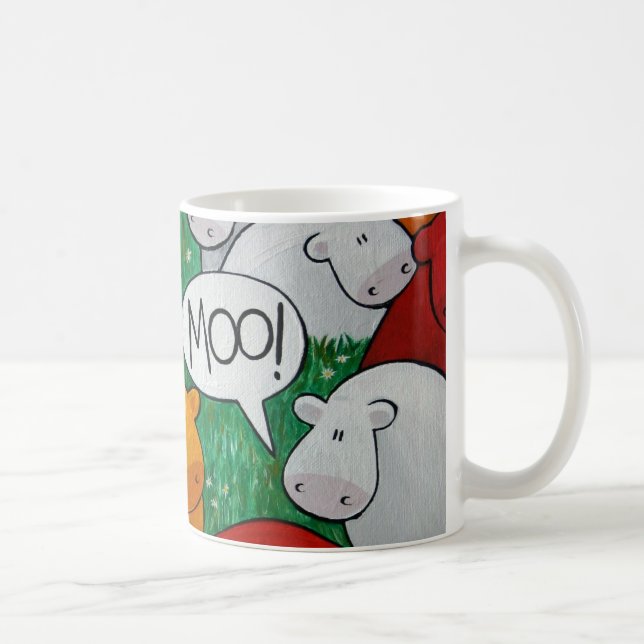 "Moo!" Mug Kaffeetasse (Rechts)