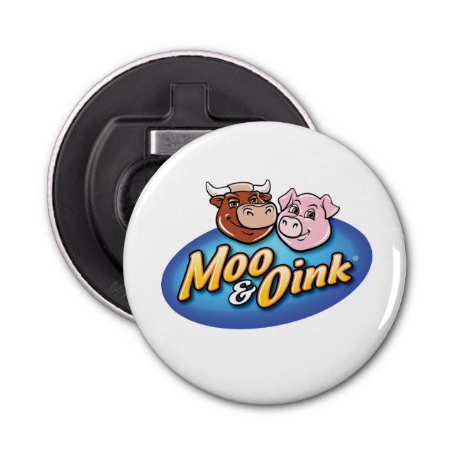 Moo & Oink Flaschenöffner (Vorderseite)