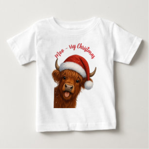 Moo-rry Weihnachts-T-Shirt Baby T-shirt