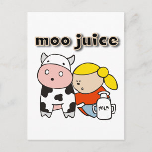 MOO-Saft-T-Shirts und Geschenke Postkarte