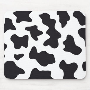 MOO-Schwarzweiss-Milchkuh-Muster-Druck-Geschenke Mousepad