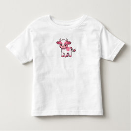 Moo Sweet: Rosa und weiße, scharfe Kuh Kleinkind T-shirt