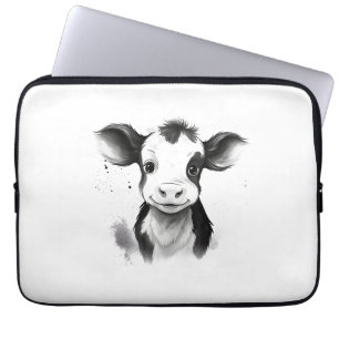🔌 💻 "Moo-Tech" Kuh Print Electronics Bag 💻 🔌 Laptopschutzhülle