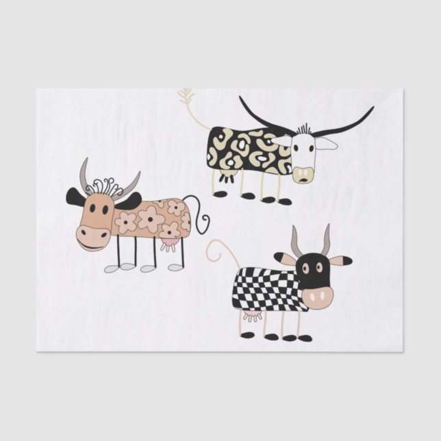 Moo Tissue Paper Seidenpapier (Vorderseite)