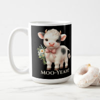 Moo-Yeah Funny Baby Cow