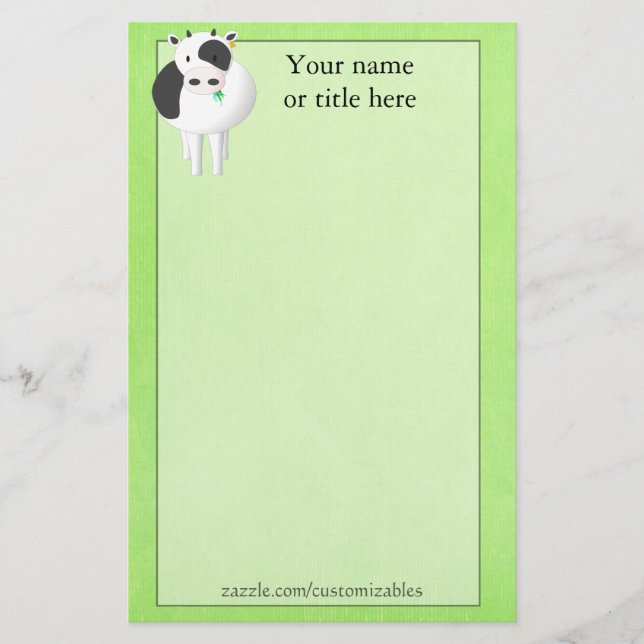 Moocow Stationery Briefpapier (Vorderseite)