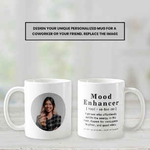 Mood Enhancer Personalisiert Foto Office Geschenkt Kaffeetasse